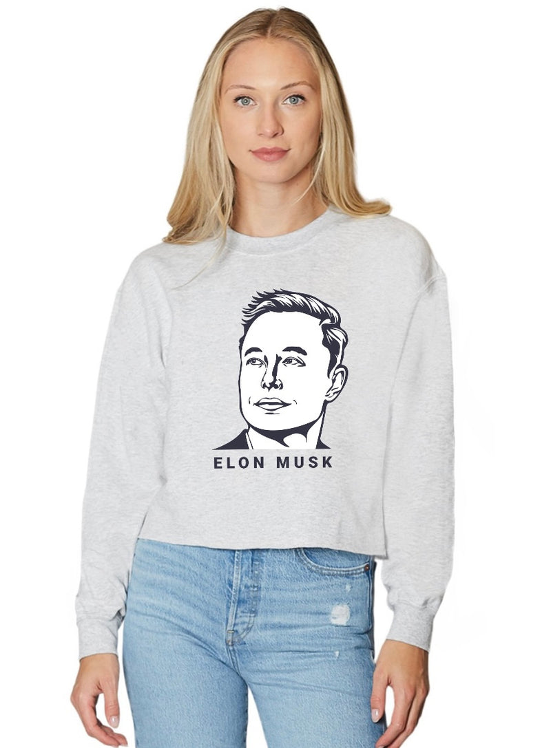 GRAY Elon Musk Custom Sweatshirt