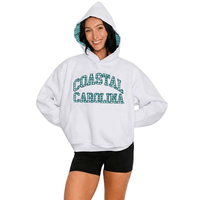 Coastal Carolina Gingham Hoodie