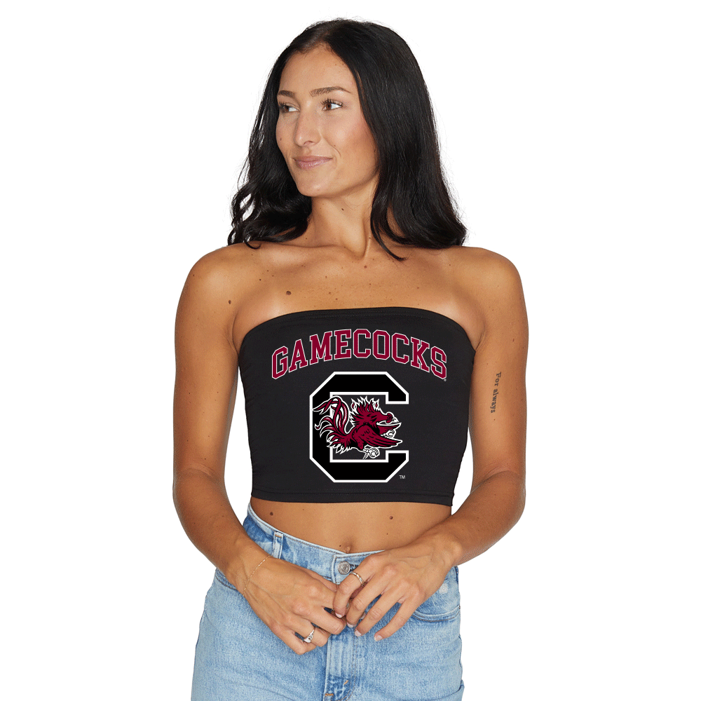 South Carolina Gamecocks Black Tube Top