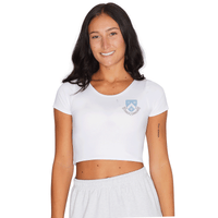 Columbia University White Babydoll Tee