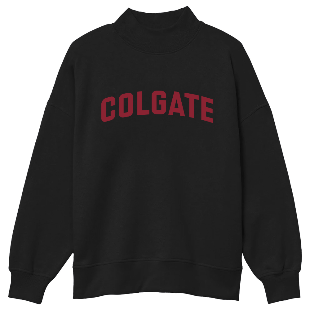 Colgate Mock Neck Sweatshirt