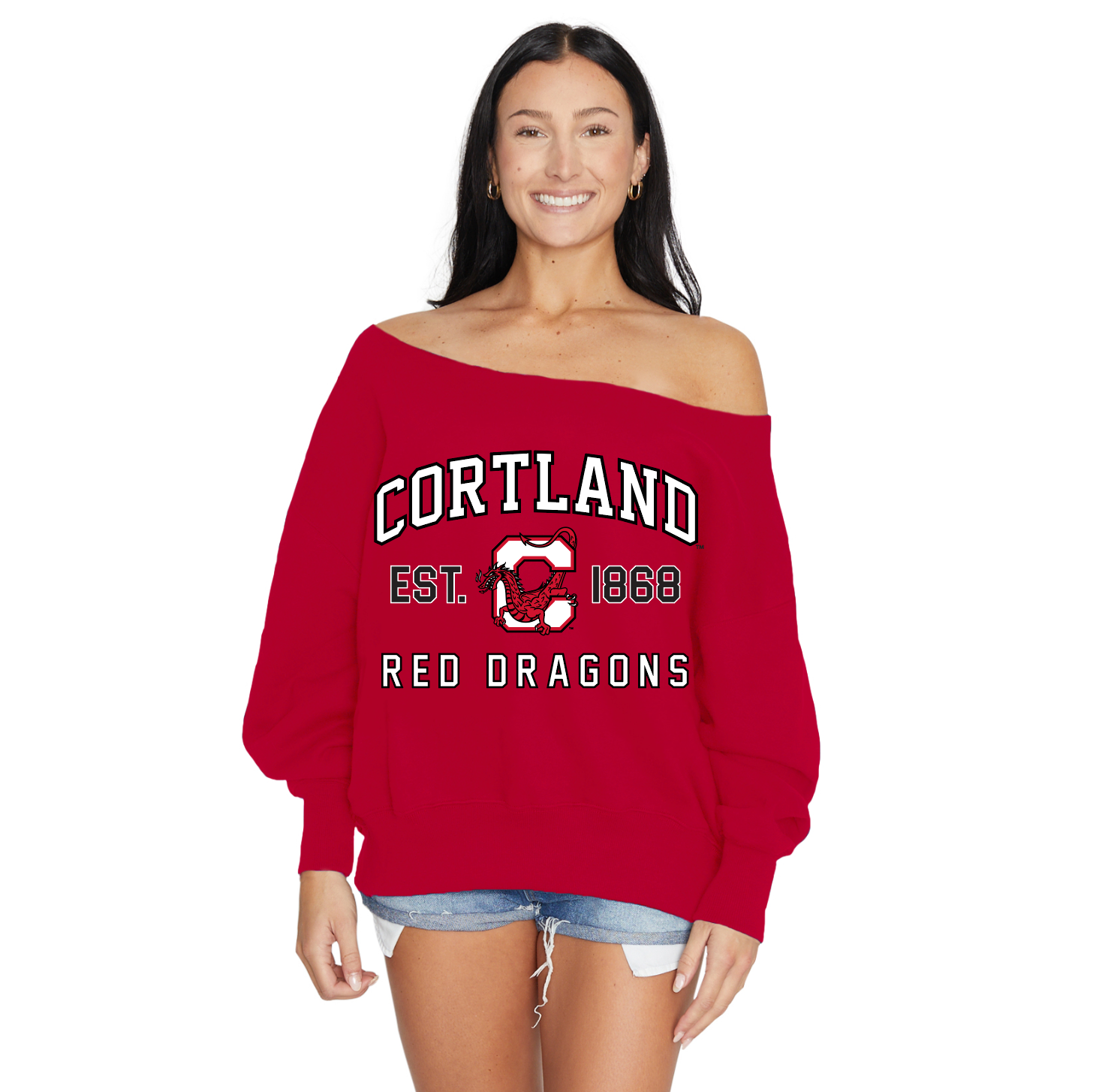 Cortland Off the Shoulder Sweatshirt