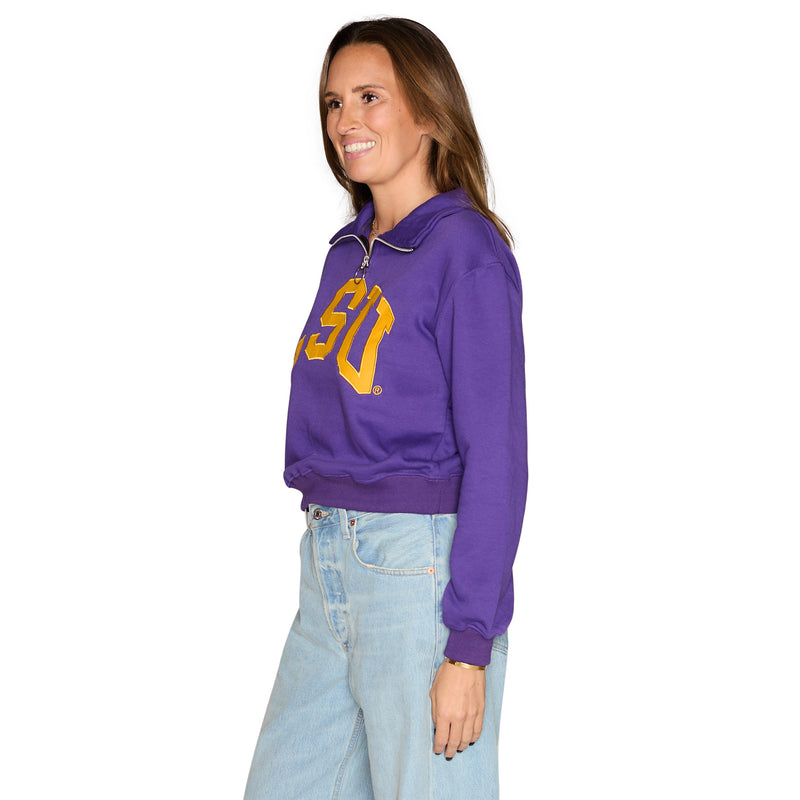 LSU Quarter Zip Sweatshirt