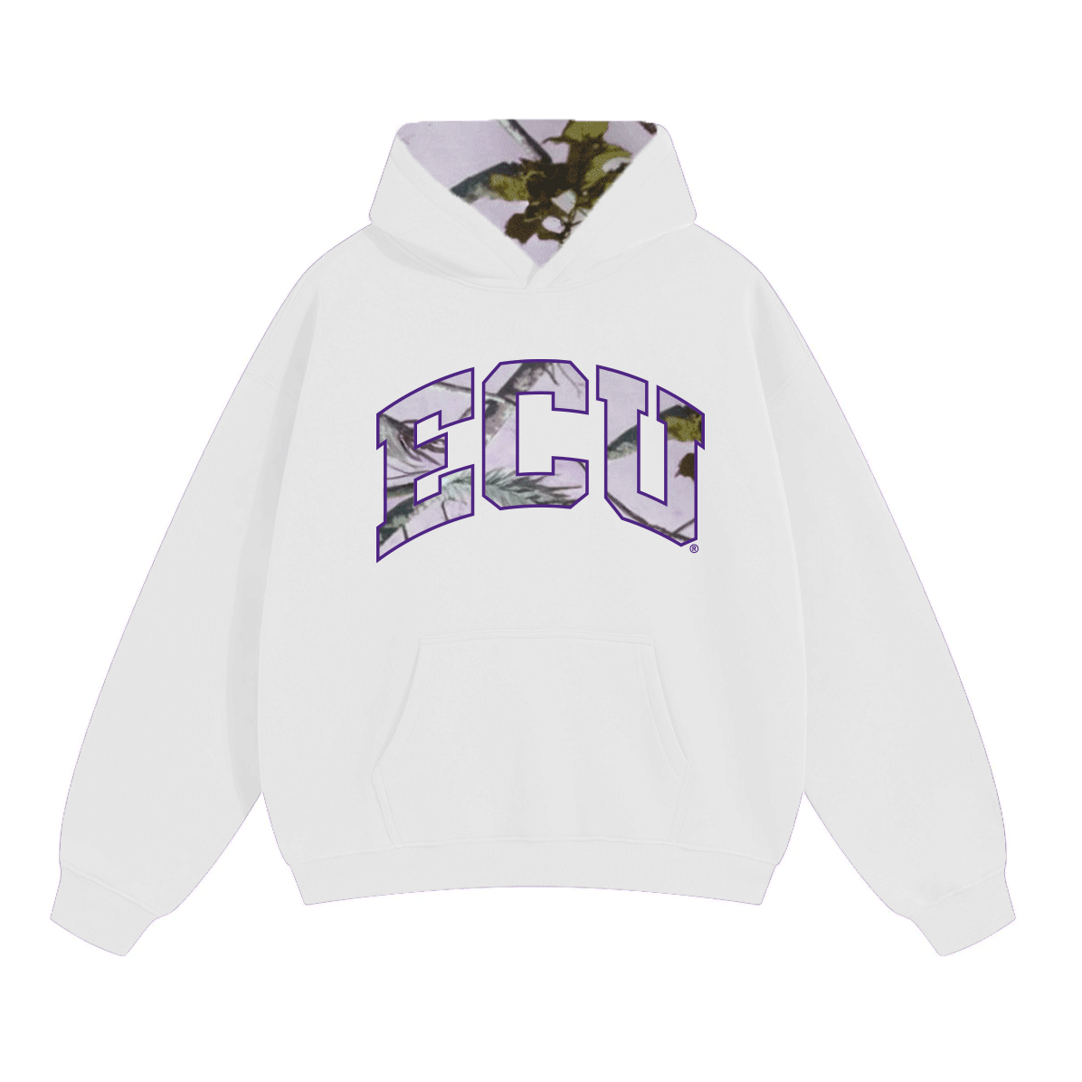 ECU Pirates Lavender Camo Hoodie
