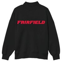 Fairfield Stags Black Mock Neck Sweatshirt