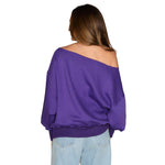 LSU Off the Shoulder Sweatshirt