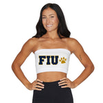FIU Panthers White Bandeau Top