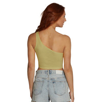 Purdue Gold One Shoulder Top