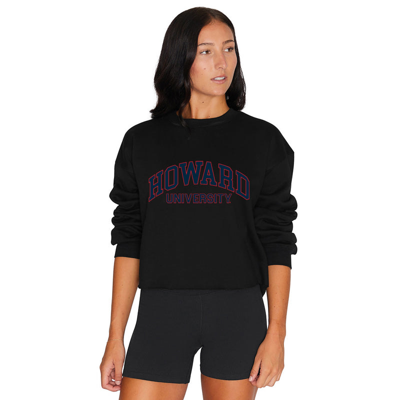 Howard Bison Black Crewneck