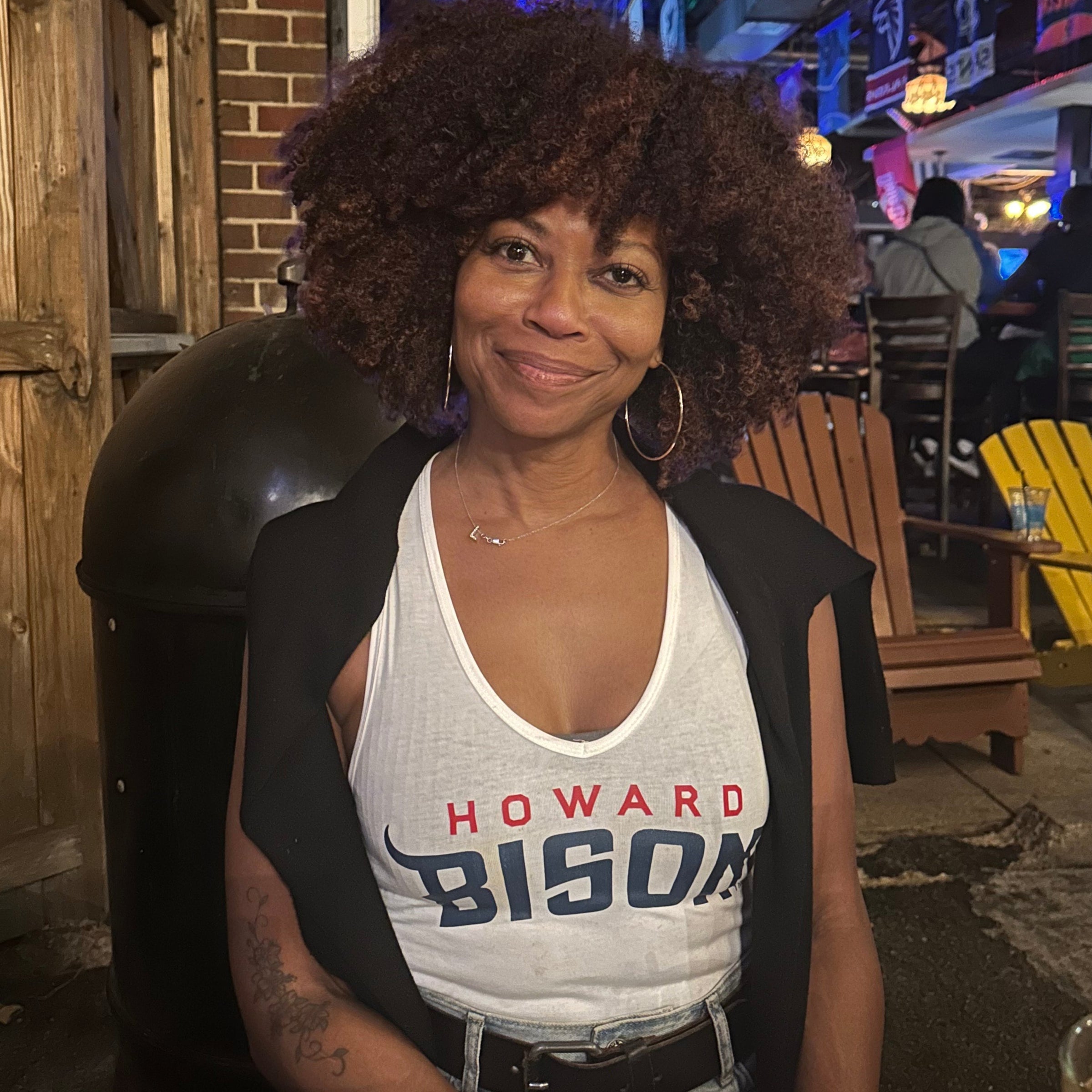Howard Bison White Bodysuit
