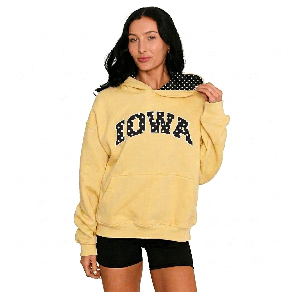 Iowa Hawkeyes Polka Dot Hoodie