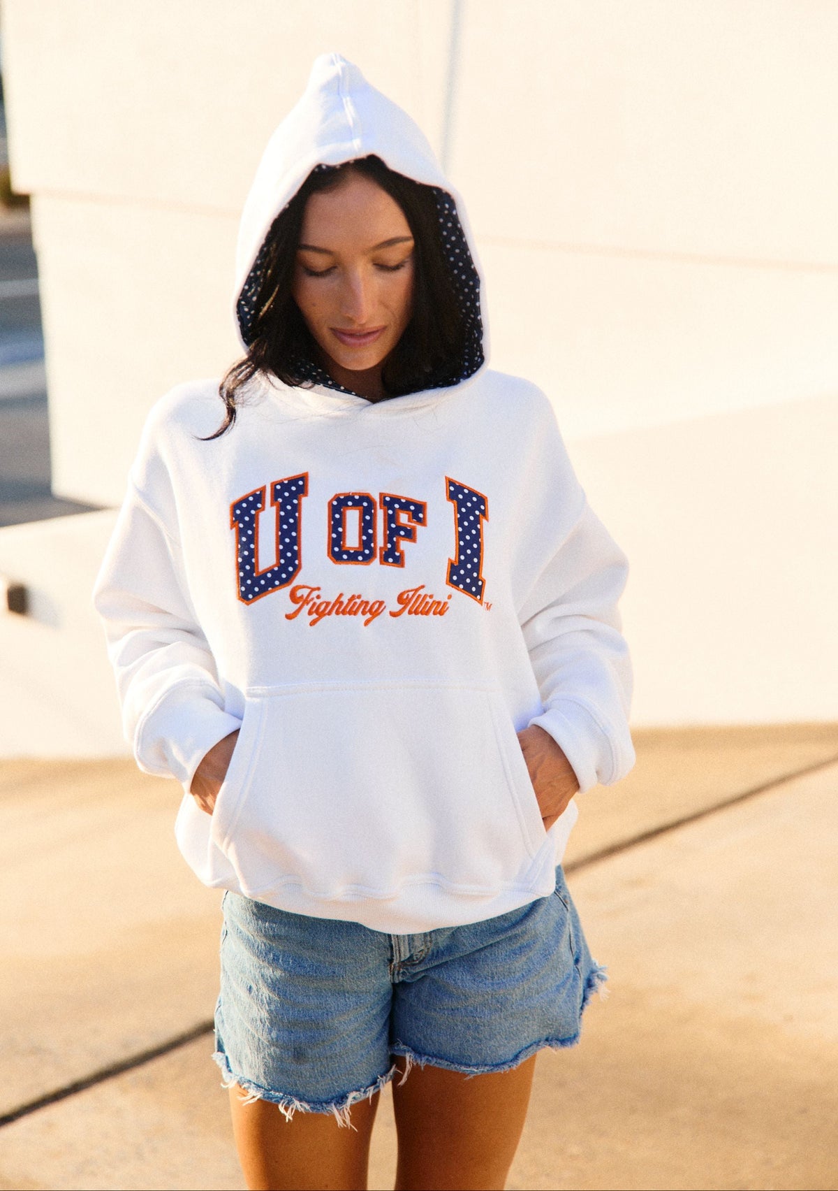 Illinois Fighting Illini Polka Dot Hoodie