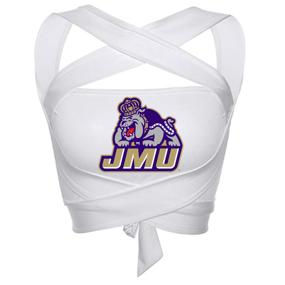 JMU White Multi Way Bandeau Top