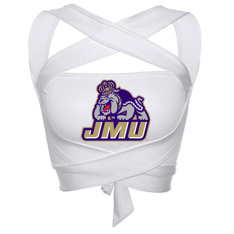 JMU White Multi Way Bandeau