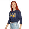 West Virginia Mountaineers Navy Pullover Crewneck