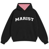 Marist Black Gingham Hoodie