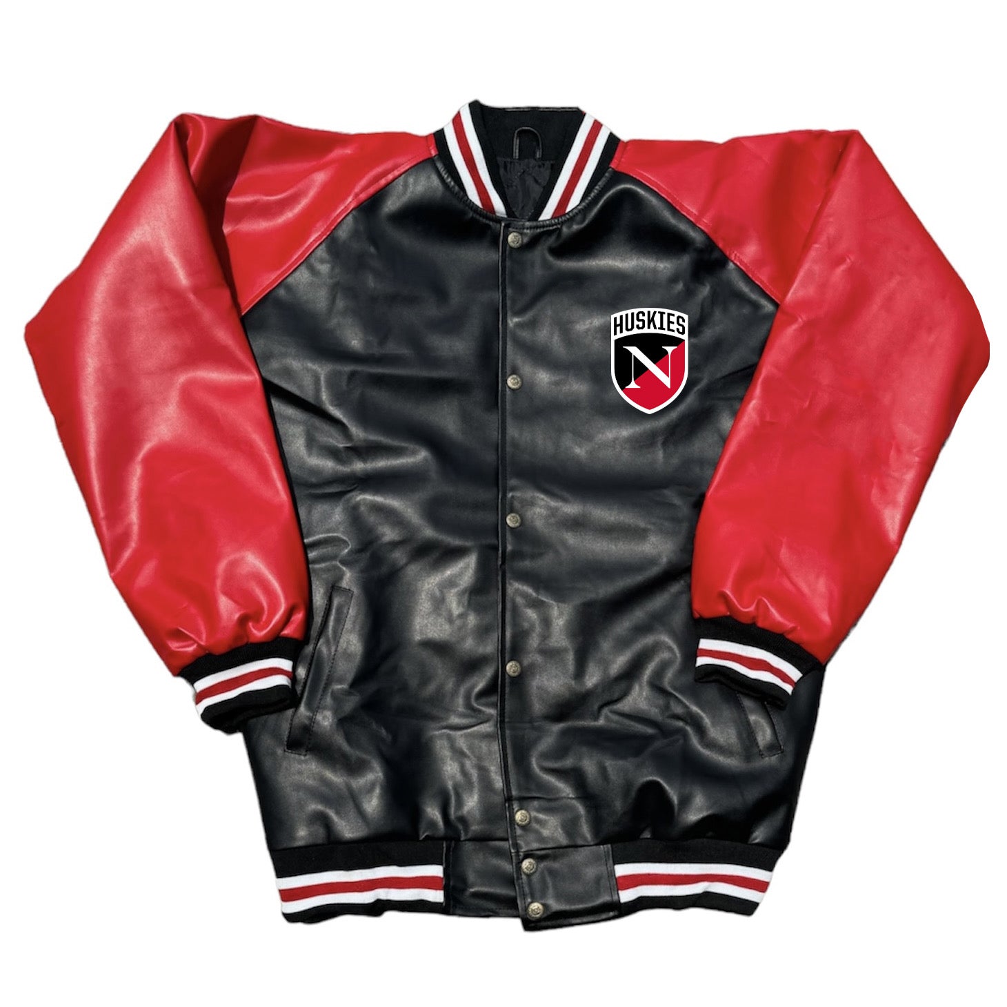 【りい】Time is on LEATHER VARSITY JACKET りい】Time is on LEATHER VARSITY JACKET りい】Time is on LEATHER