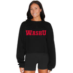 WashU Black Collegiate Crewneck