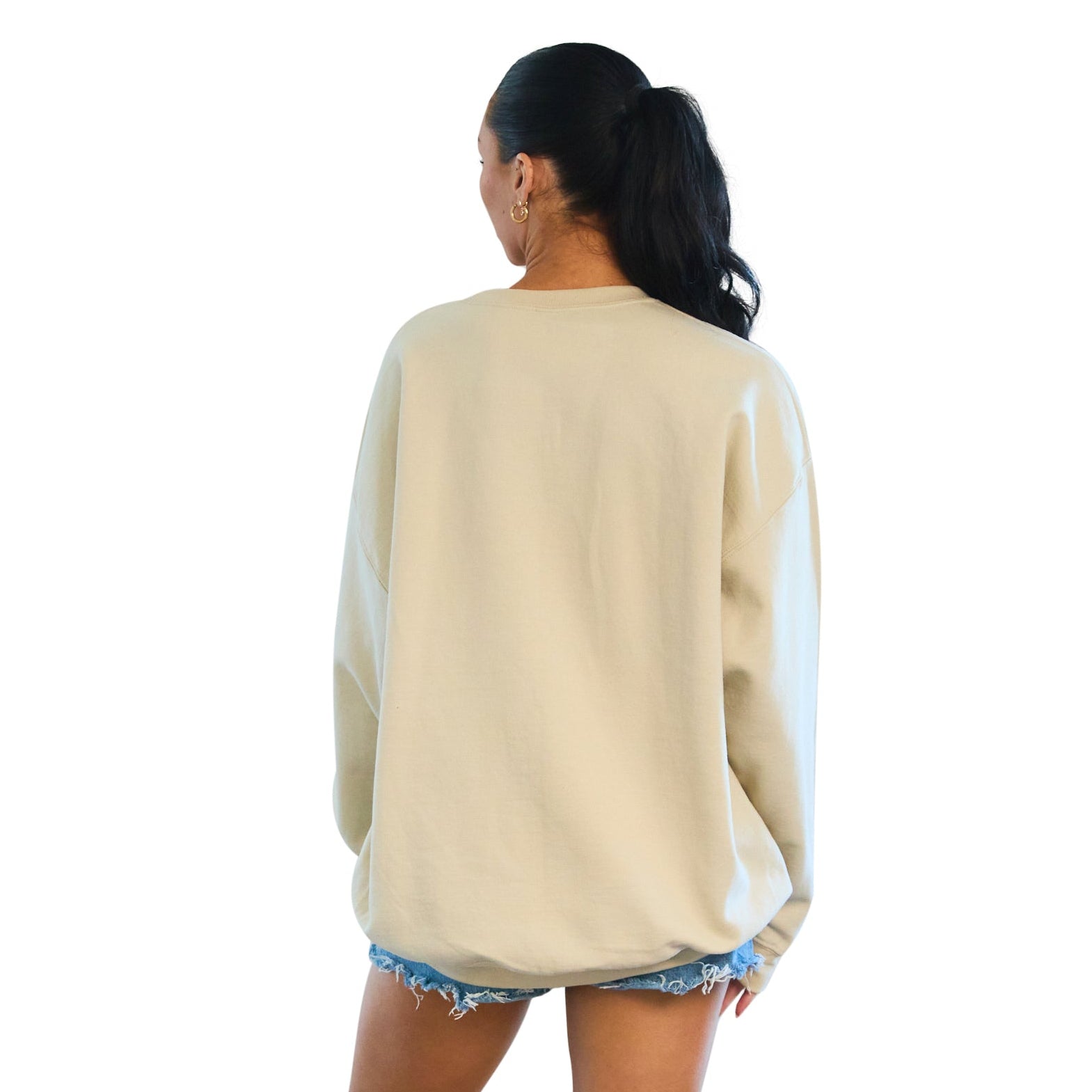 USF Embroidered Taupe Crewneck