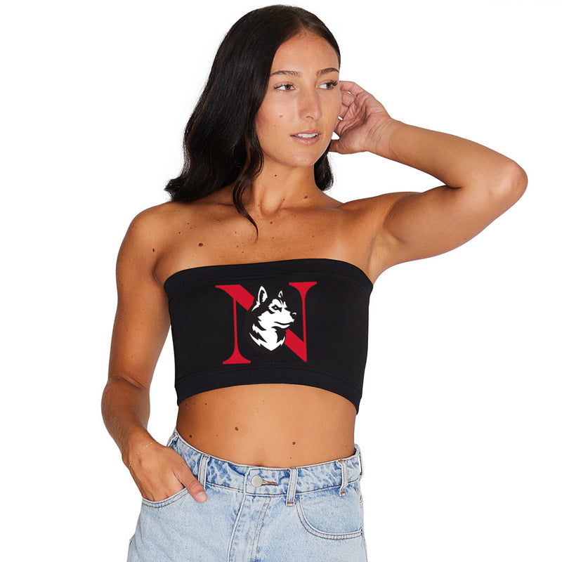 Northeastern Black Bandeau Top