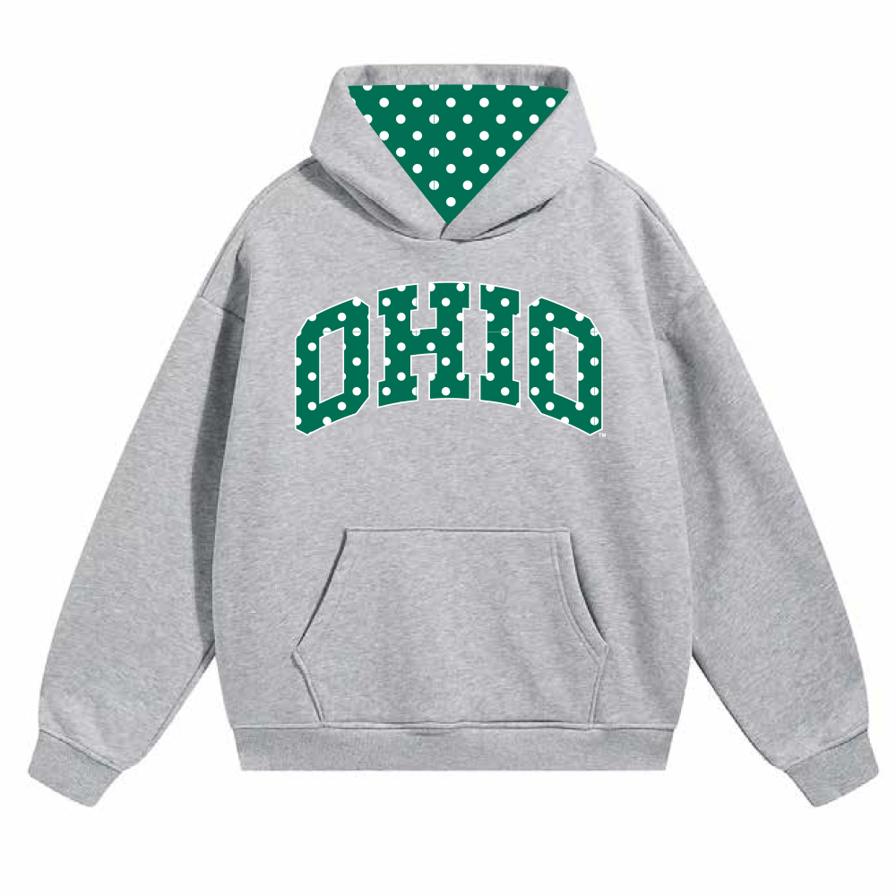 Ohio Bobcats Polka Dot Hoodie