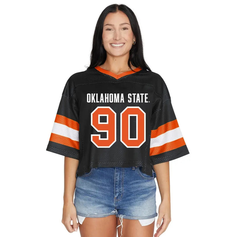 Oklahoma State Black Football Jersey