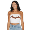 Oklahoma State Cowgirls White Tube Top