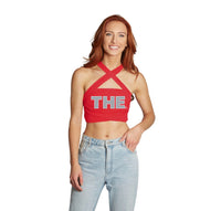 THE Ohio State OSU Buckeyes Red Multi Way Bandeau Top