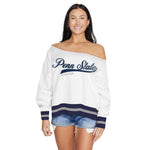 Penn State Vintage Off the Shoulder Sweatshirt