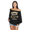 Purdue Off the Shoulder Sweatshirt