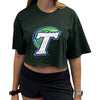 Tulane Oversized Crop Tee