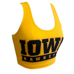 Iowa Hawkeyes Yellow Crop Tank