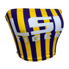 LSU Vertical Stripes Tube Top