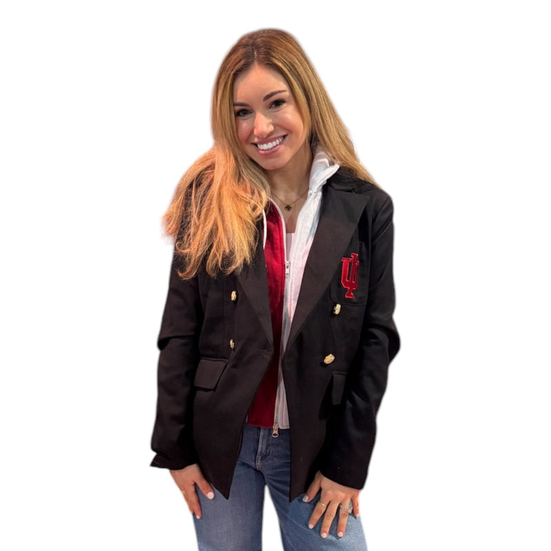 Indiana Hoosiers Hooded Blazer Jacket