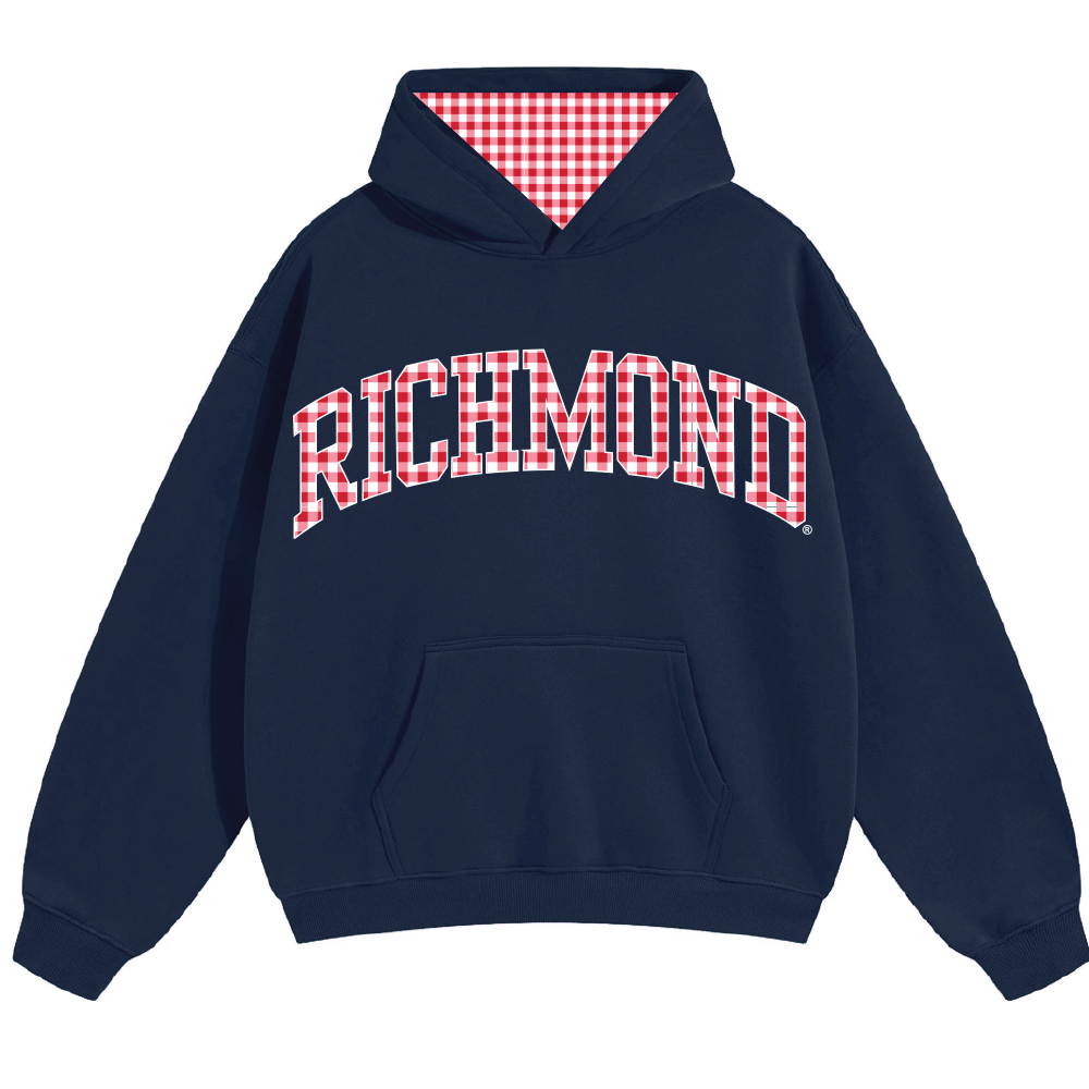 Richmond Spiders Gingham Hoodie
