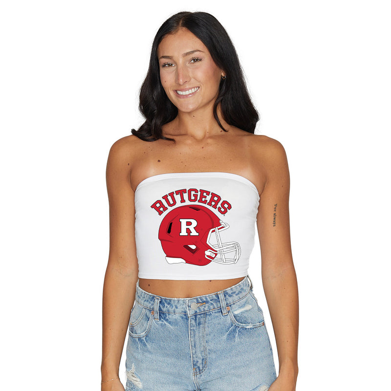 Rutgers Helmet Tube Top