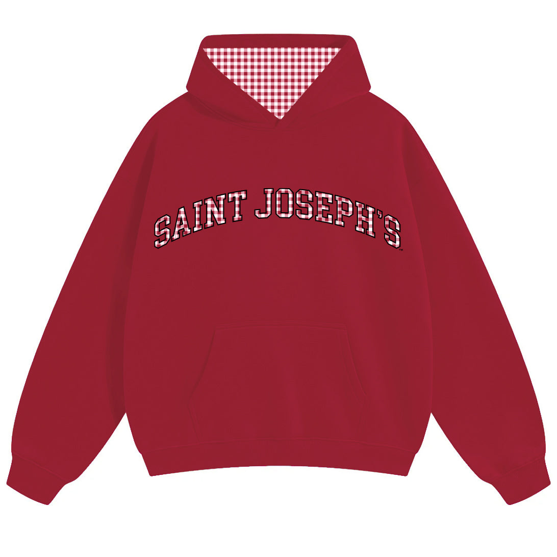 Saint Joseph's Hawks Gingham Hoodie