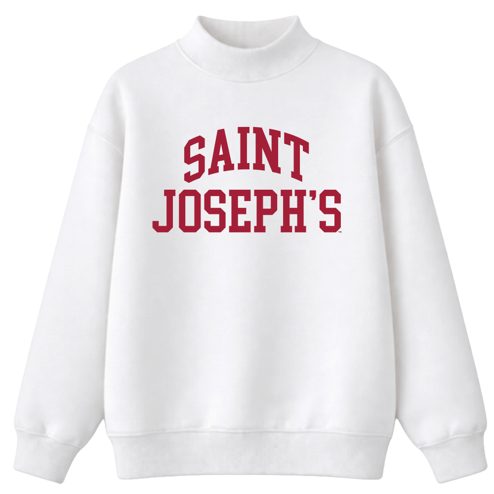 Saint Joseph's Hawks Mock Neck Sweatshirt