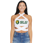 Southeastern Louisiana Lions White Multi Way Bandeau Top