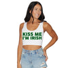 Kiss Me I'm Irish Crop Tank Top