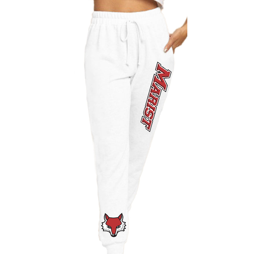 Marist White Joggers