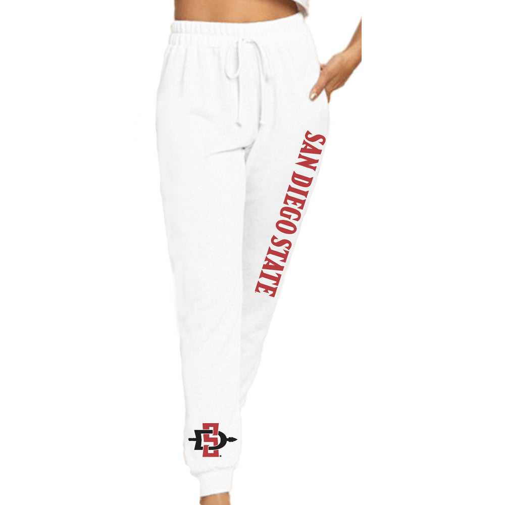 San Diego State Aztecs White Joggers