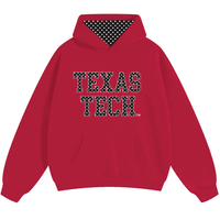 Texas Tech Red Polka Dot Hoodie