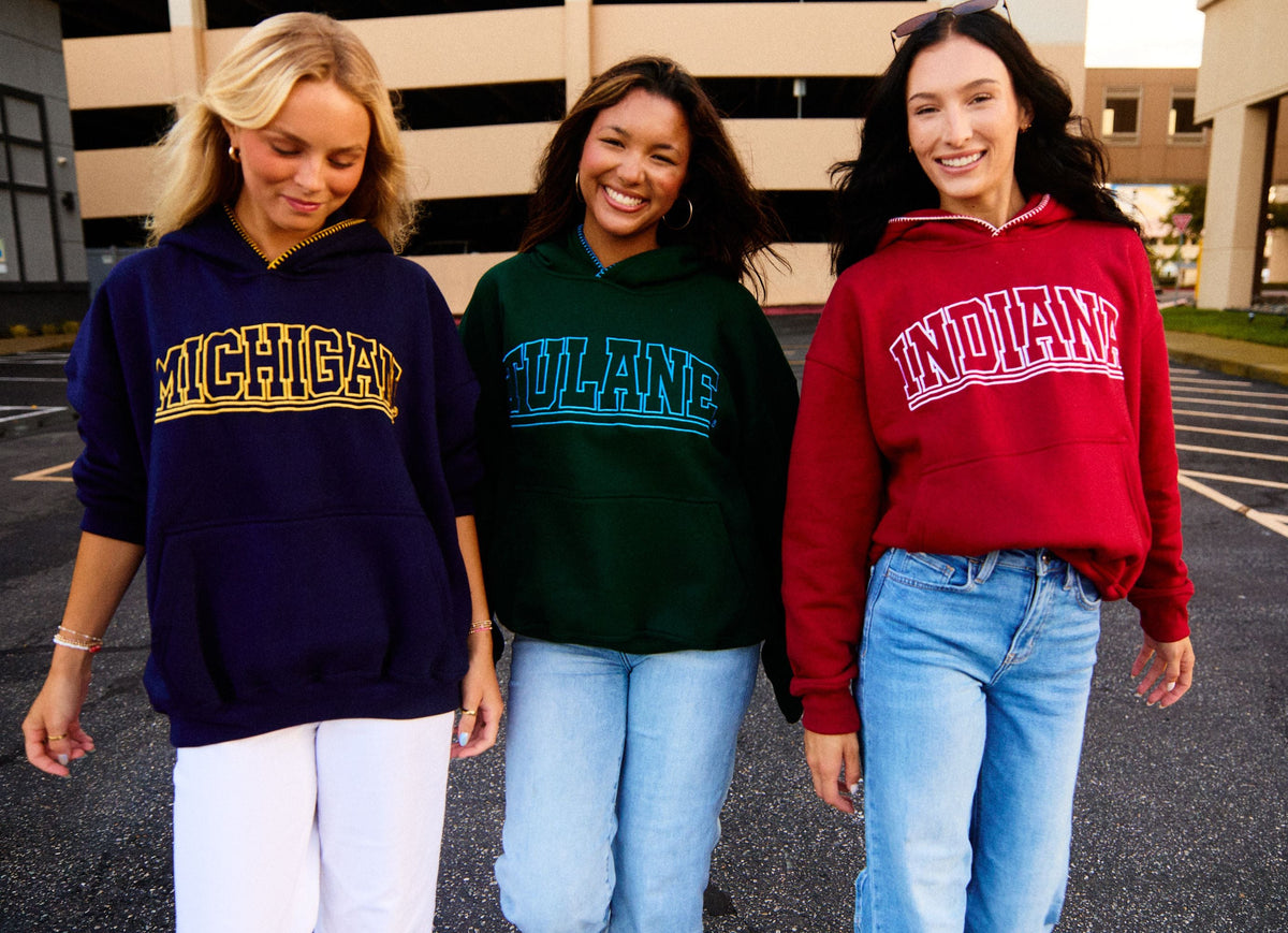 Tulane Stitched Hoodie