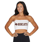 Texas State White Bandeau Top