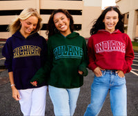 Tulane Stitched Hoodie