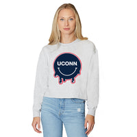 UConn Smile Gray Crewneck