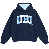 Rhode Island Rams Gingham Hoodie