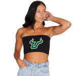 USF Black Bandeau Top