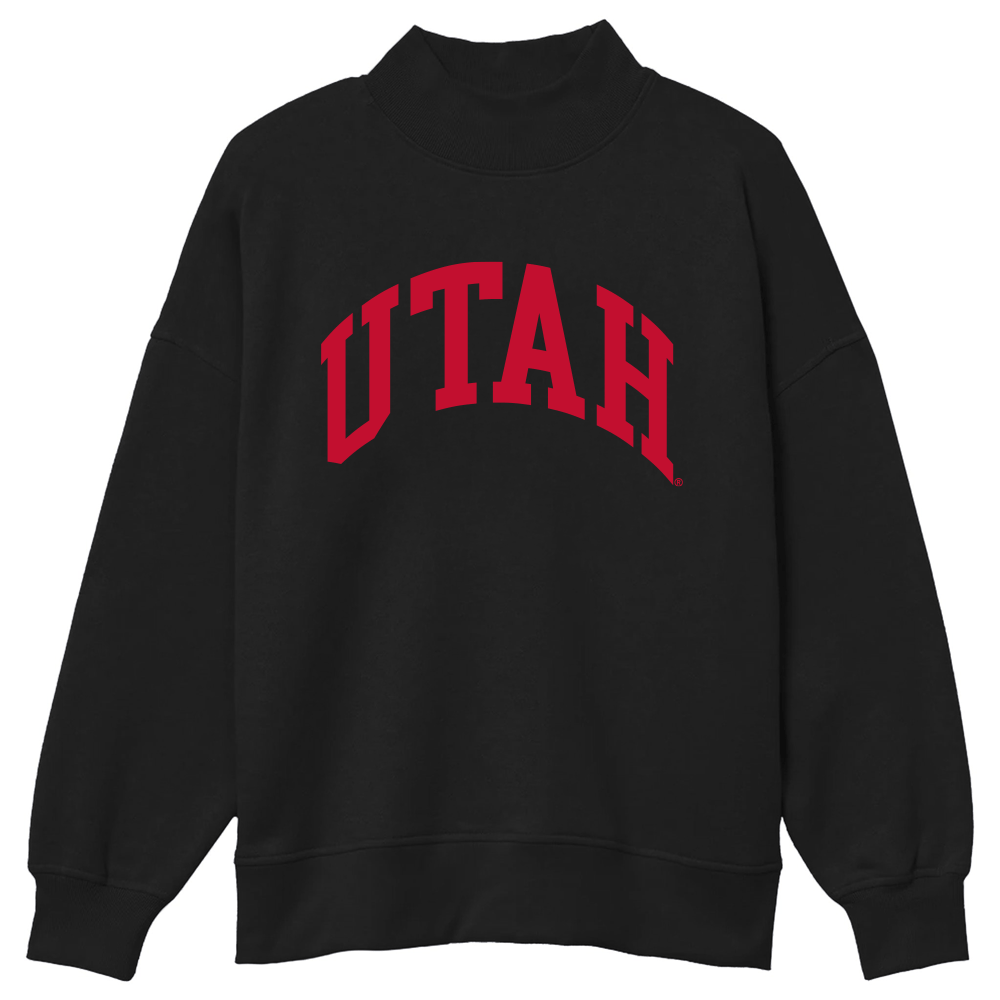 Utah Mock Neck Sweatshirt